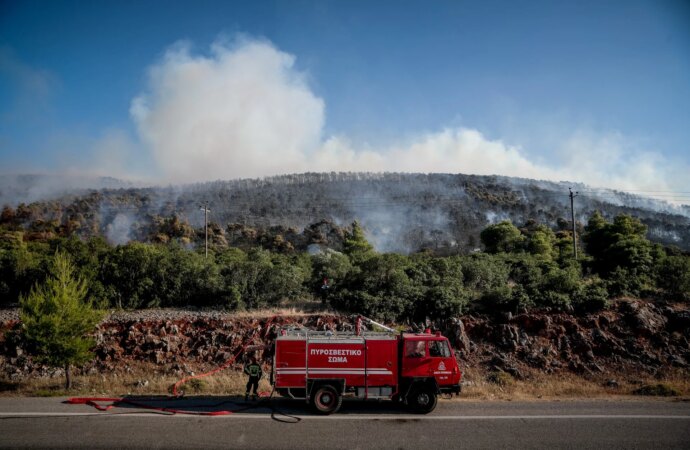 Υπό έλεγχο η φωτιά στο Νότιο Πήλιο χωρίς ενεργό μέτωπο