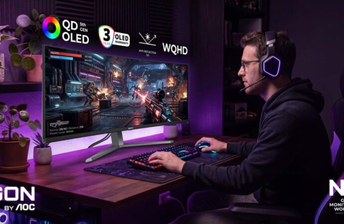 Νέα gaming monitors AOC AGON PRO QD-OLED: 34 ίντσες στα 360Hz και 49 ίντσες στα 240Hz από 999€