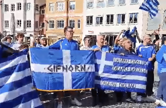 Έξι χιλιάδες Έλληνες κόντρα στη Γερμανία: Ξεκίνησε το γαλανόλευκο πάρτι στο Άουγκσμπουργκ (vids)