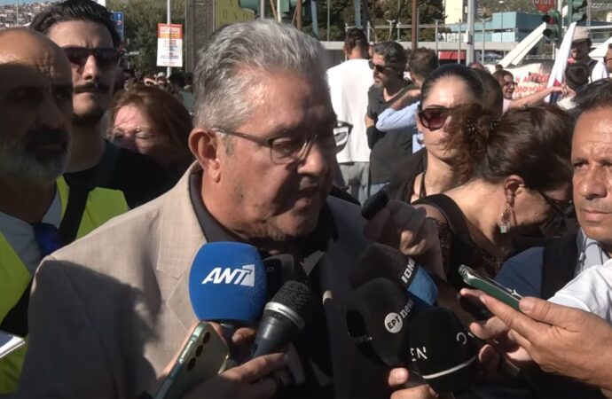 Κουτσούμπας από τη ΔΕΘ: Χρήματα για μισθούς και συντάξεις, όχι για τους πολέμους τους