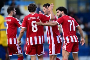 Ο Ρόκα σκόραρε και ο Ολυμπιακός προηγείται 1-0 στο Αγρίνιο (βίντεο)